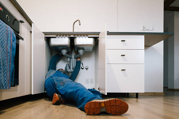 Professional Drain Cleaning technician working in Orangeville, IL